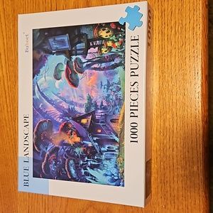 Blue Landscape 1000 piece jigsaw puzzle by Buhoet